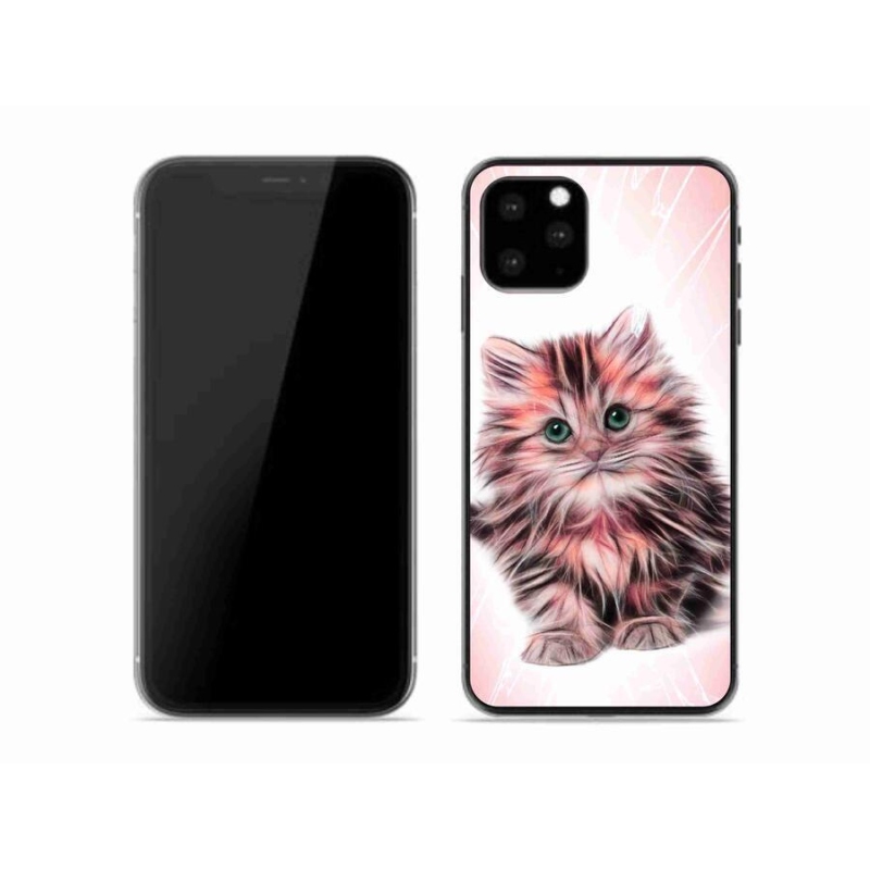 Gélový kryt mmCase na mobil iPhone 11 Pro - roztomilé mačiatko