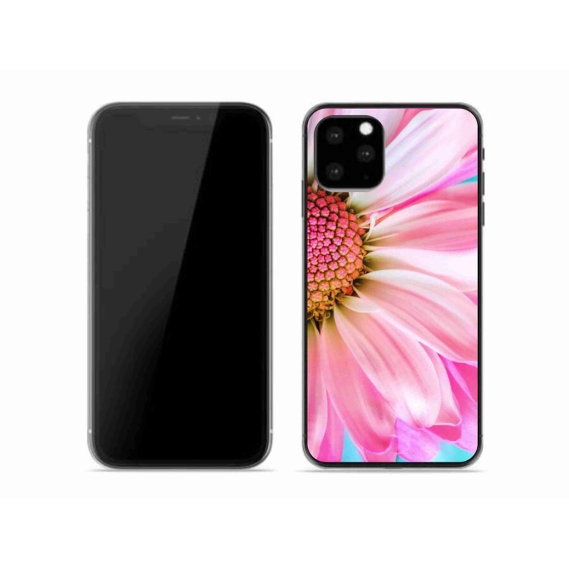 Gélový kryt mmCase na mobil iPhone 11 Pro - ružová kvetina