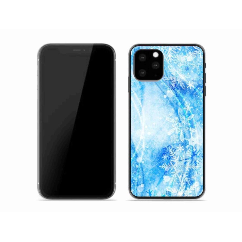 Gélový kryt mmCase na mobil iPhone 11 Pro - snehové vločky