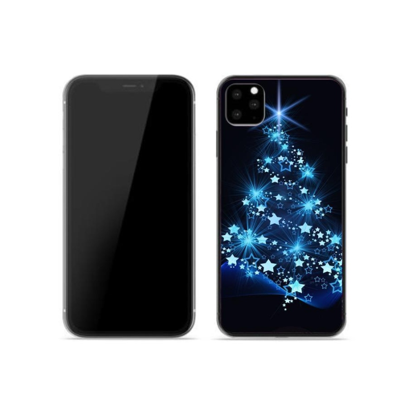 Gélový kryt mmCase na mobil iPhone 11 Pro - vianočný stromček