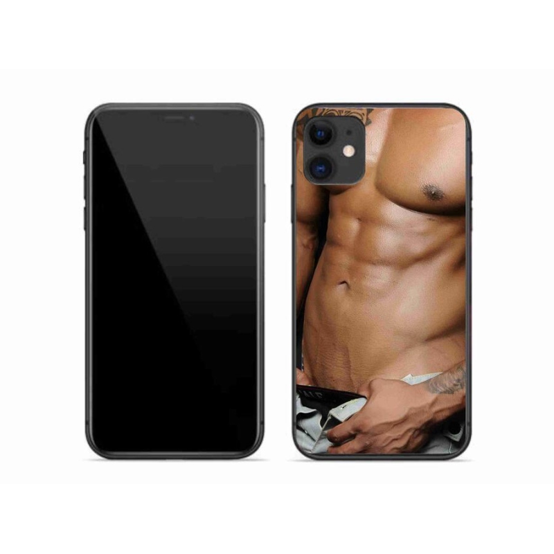 Gélový kryt mmCase na mobil iPhone 11 - sexy muž