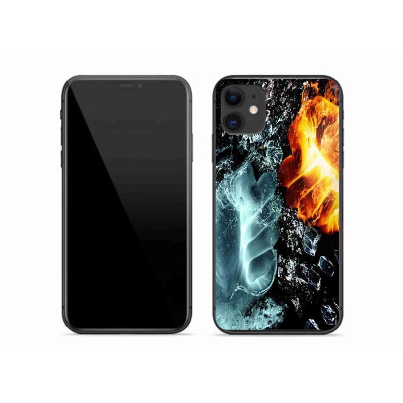 Gélový kryt mmCase na mobil iPhone 11- voda a oheň