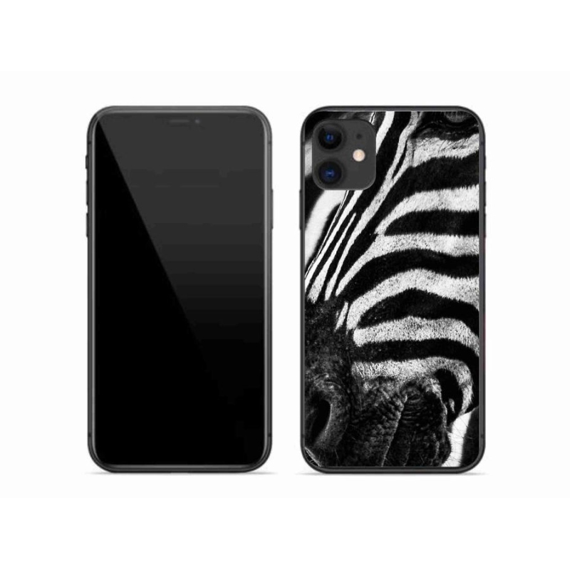 Gélový kryt mmCase na mobil iPhone 11- zebra