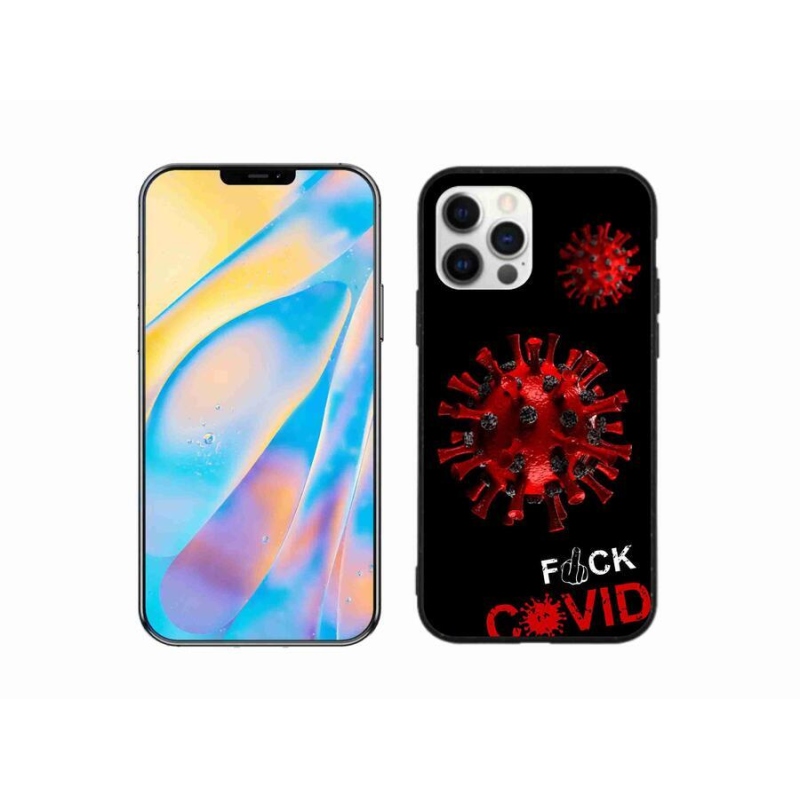 Gélový kryt mmCase na mobil iPhone 12 - covid 3