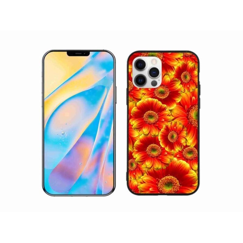 Gélový kryt mmCase na mobil iPhone 12 - gerbera 1