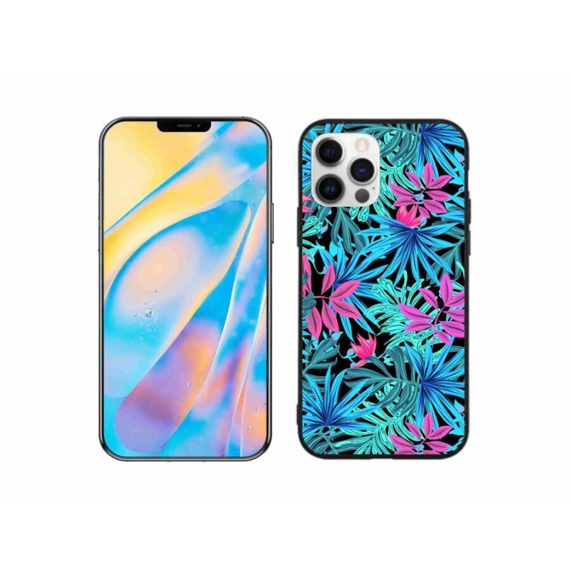 Gélový kryt mmCase na mobil iPhone 12 - kvety 3