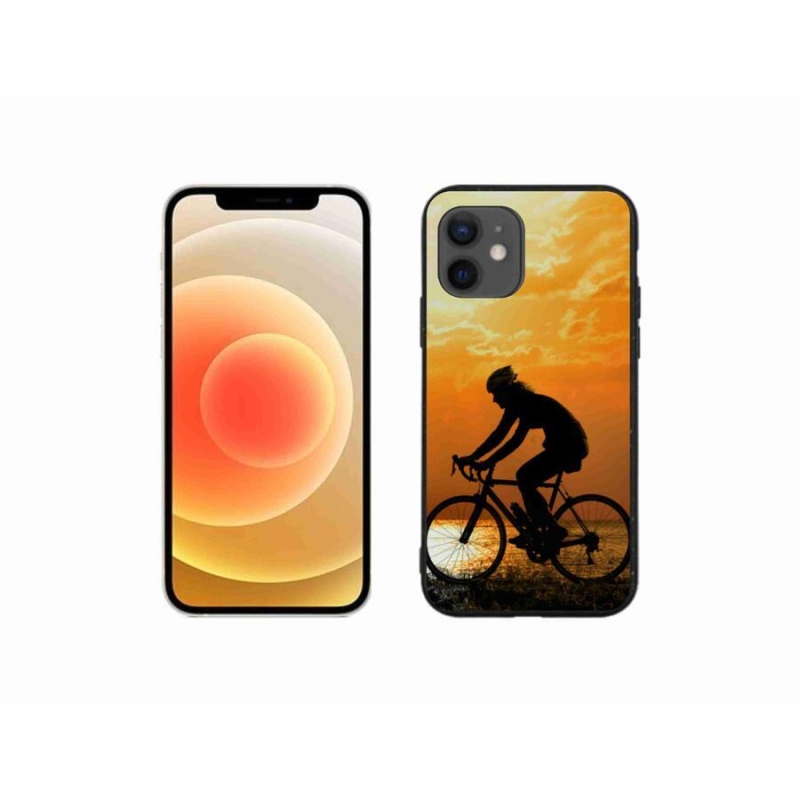 Gélový kryt mmCase na mobil iPhone 12 mini - cyklovýlety