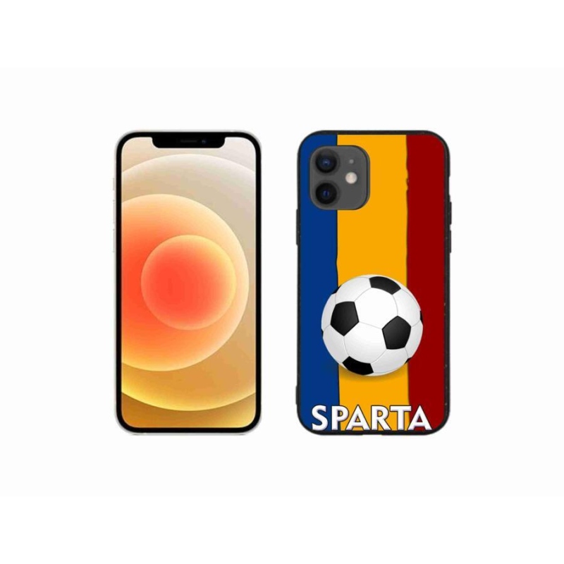 Gélový kryt mmCase na mobil iPhone 12 mini - futbal 1