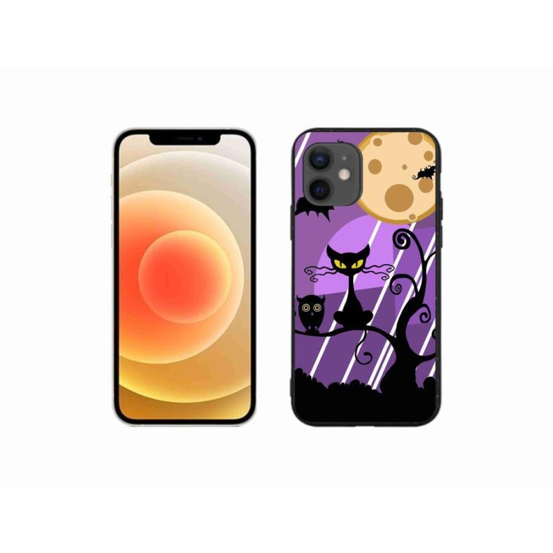 Gélový kryt mmCase na mobil iPhone 12 mini - halloween