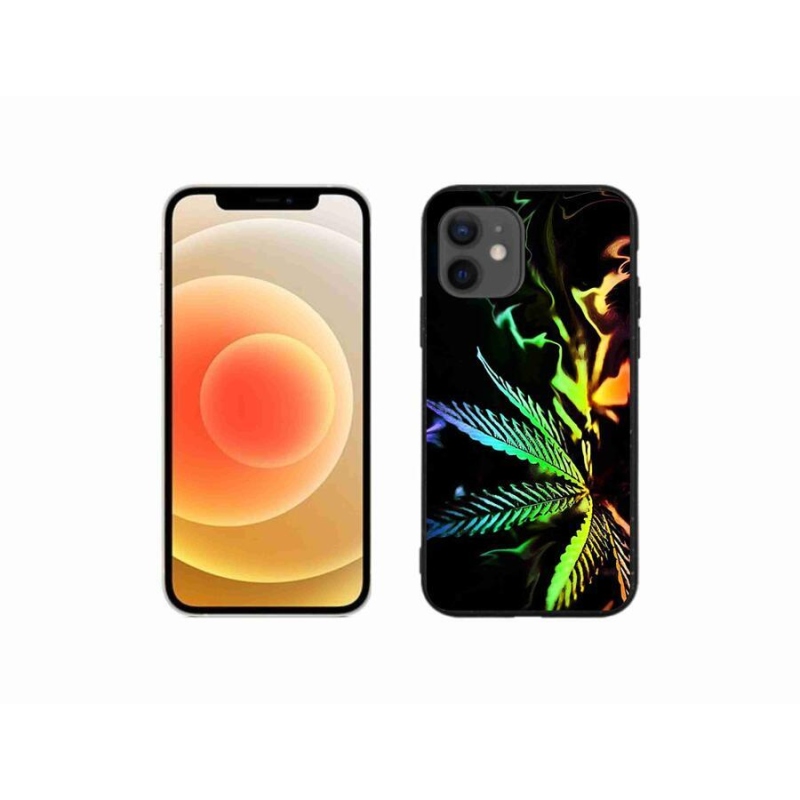 Gélový kryt mmCase na mobil iPhone 12 mini - konope 2