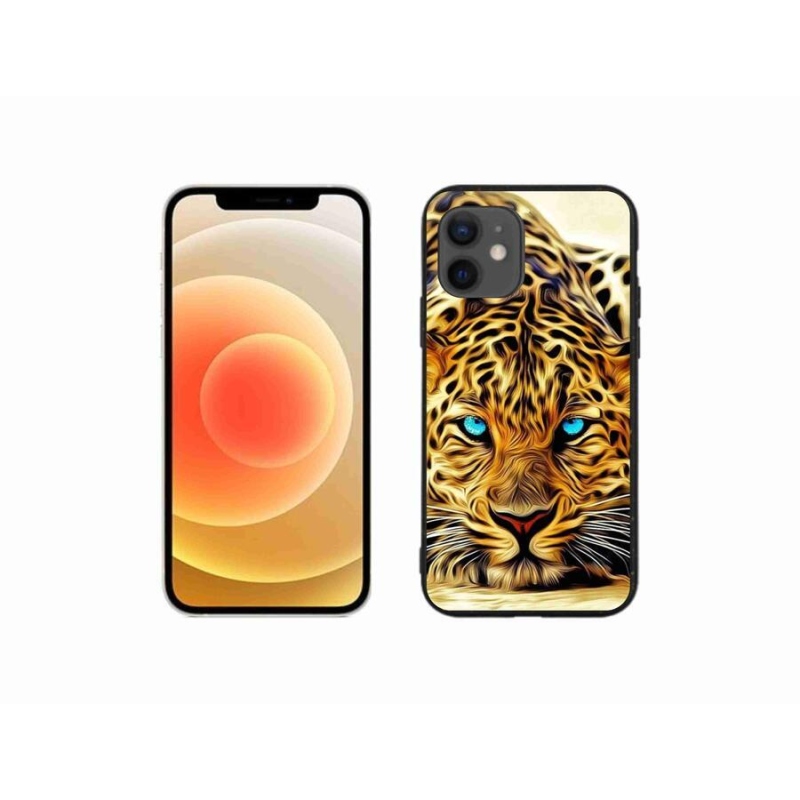 Gélový kryt mmCase na mobil iPhone 12 mini - kreslený tiger