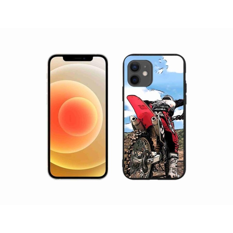 Gélový kryt mmCase na mobil iPhone 12 mini - moto