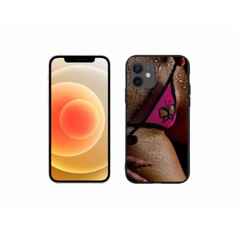 Gélový kryt mmCase na mobil iPhone 12 mini - sexy žena