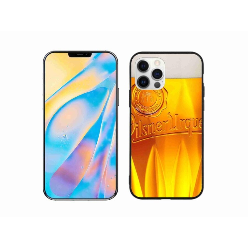 Gélový kryt mmCase na mobil iPhone 12 - pivo