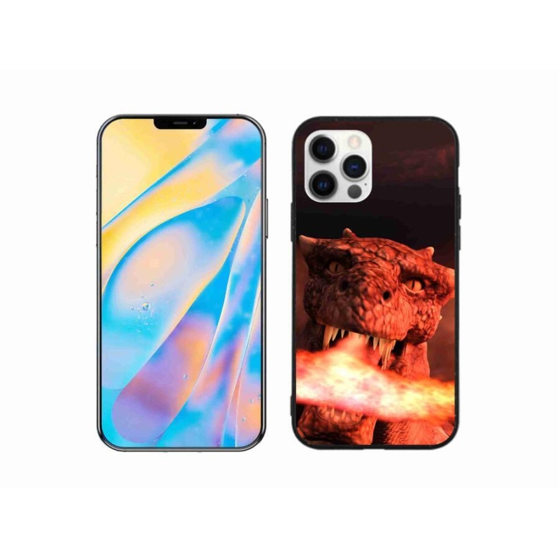 Gélový kryt mmCase na mobil iPhone 12 Pro - drak