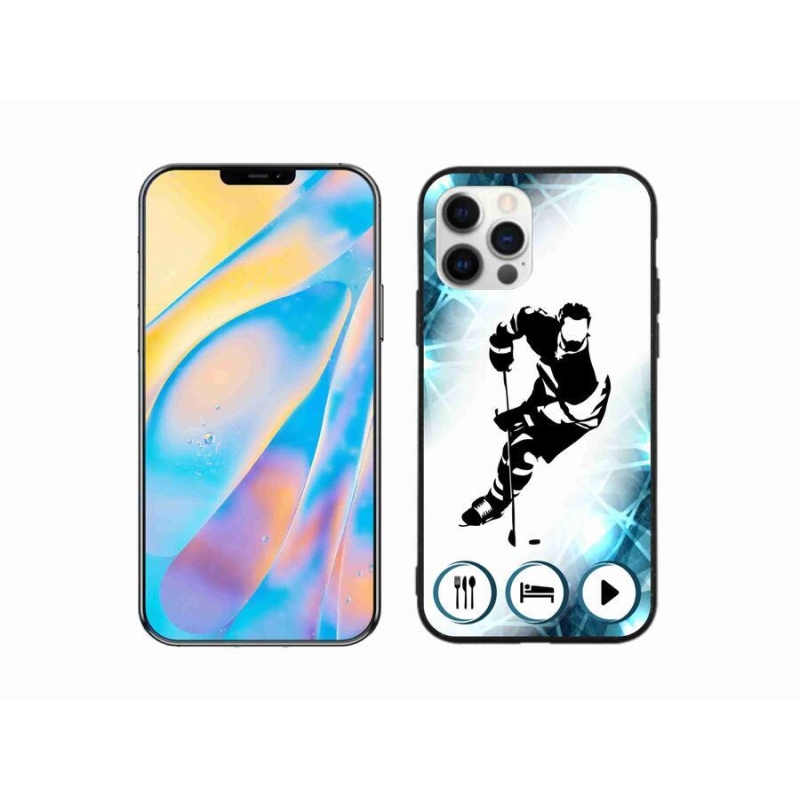 Gélový kryt mmCase na mobil iPhone 12 Pro - hokej 1