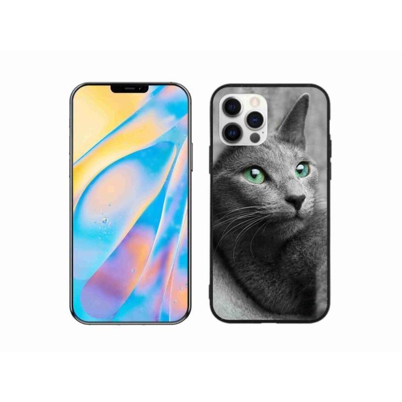 Gélový kryt mmCase na mobil iPhone 12 Pro - mačka 2