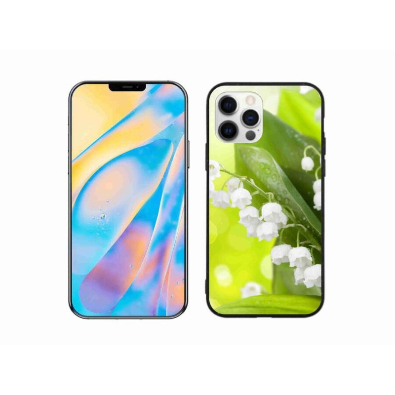 Gélový kryt mmCase na mobil iPhone 12 Pro - konvalinka