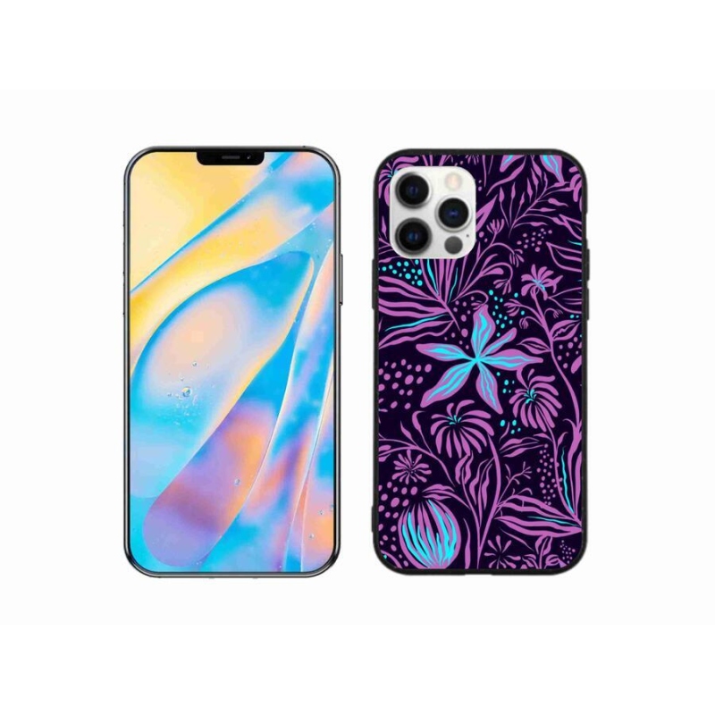 Gélový kryt mmCase na mobil iPhone 12 Pro - kvety 2