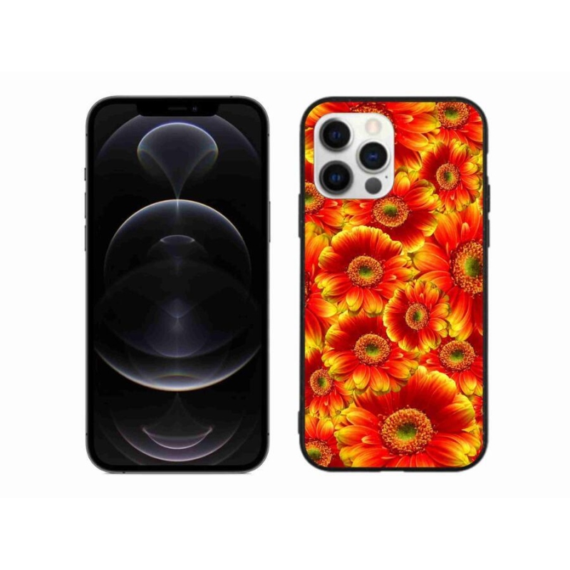 Gélový kryt mmCase na mobil iPhone 12 Pro Max - gerbera 1