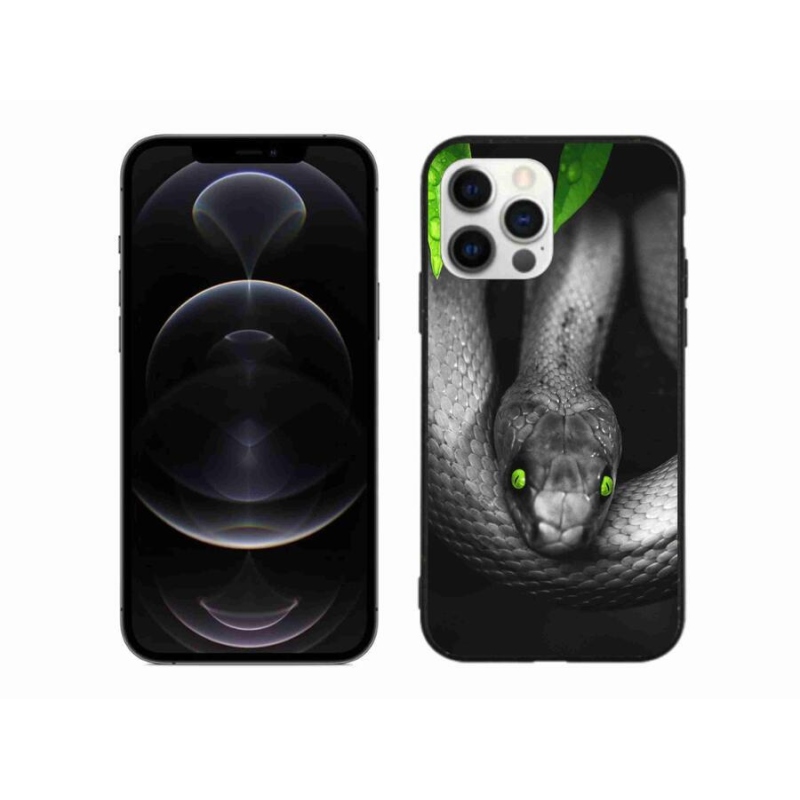 Gélový kryt mmCase na mobil iPhone 12 Pro Max - had