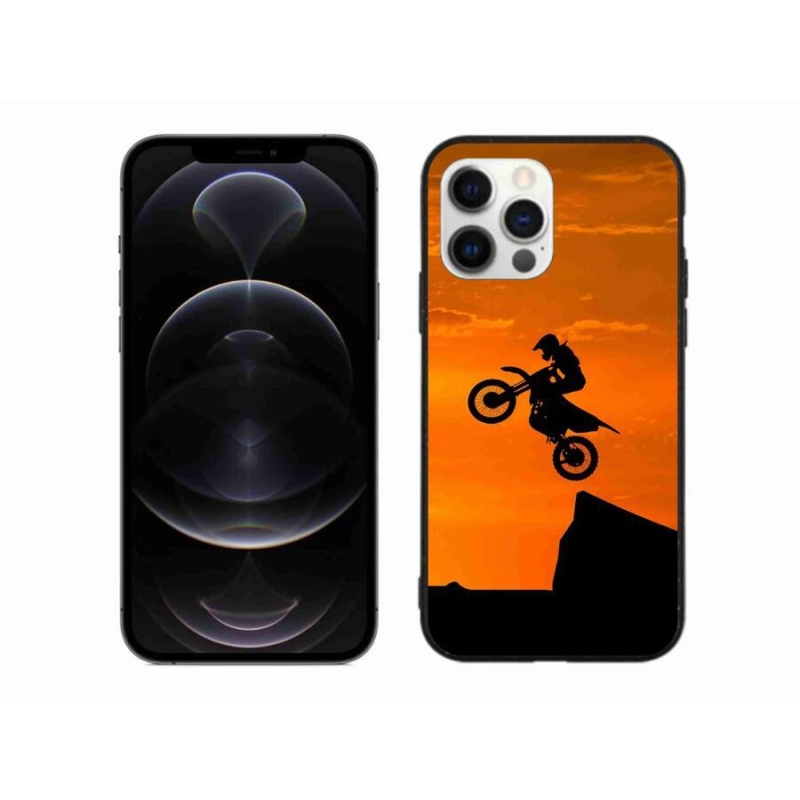 Gélový kryt mmCase na mobil iPhone 12 Pro Max - motocross