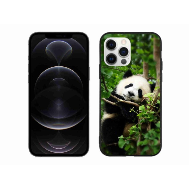 Gélový kryt mmCase na mobil iPhone 12 Pro Max - panda