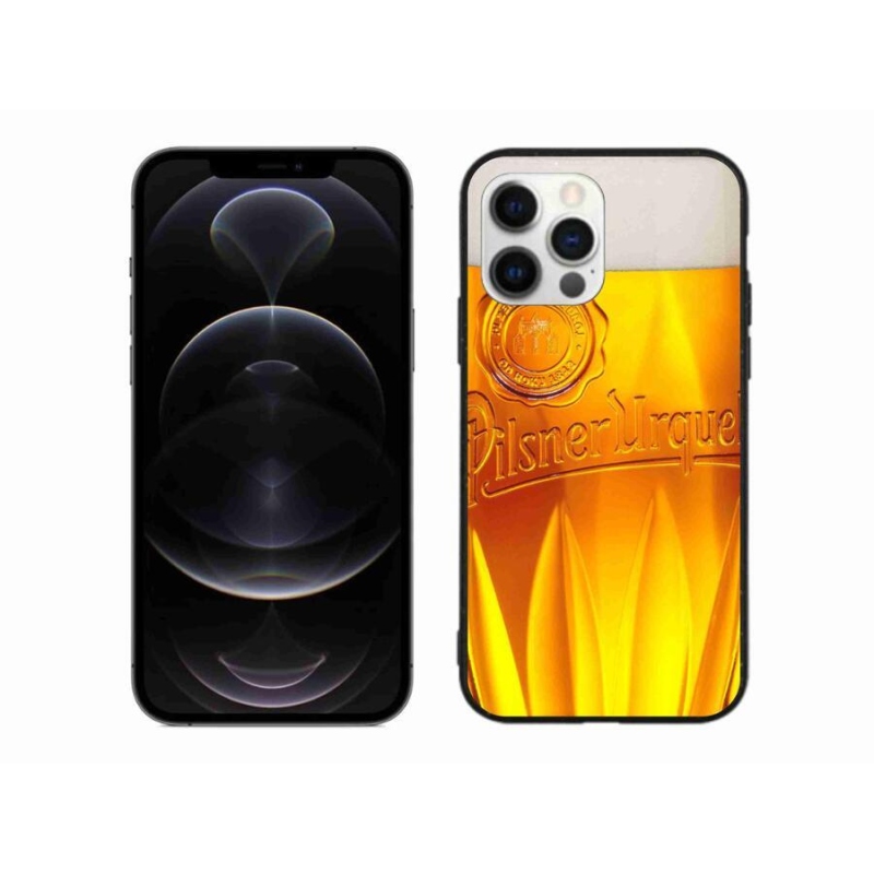 Gélový kryt mmCase na mobil iPhone 12 Pro Max - pivo