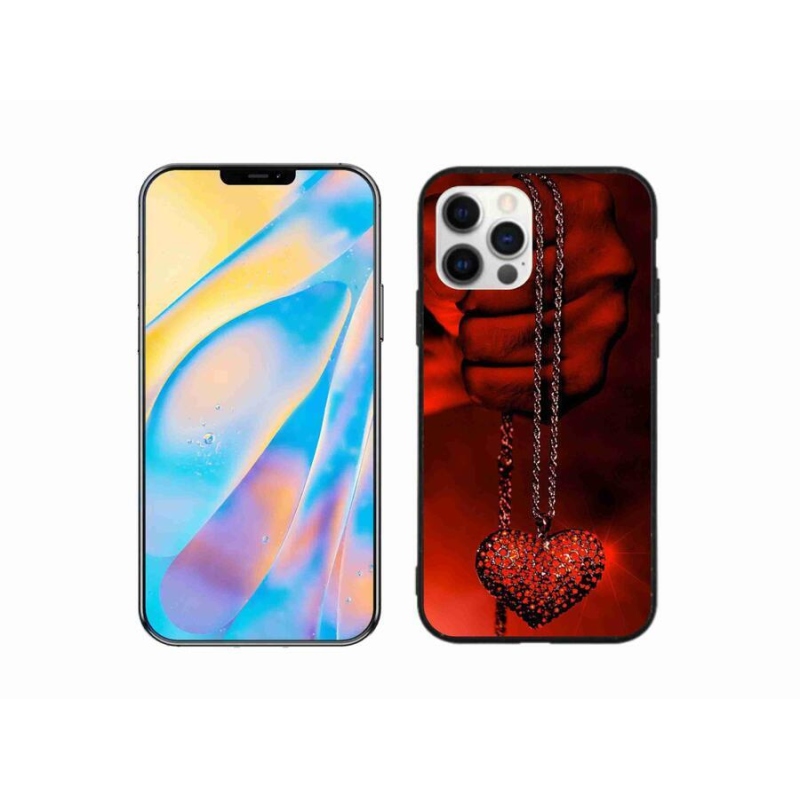 Gélový kryt mmCase na mobil iPhone 12 Pro - náhrdelník