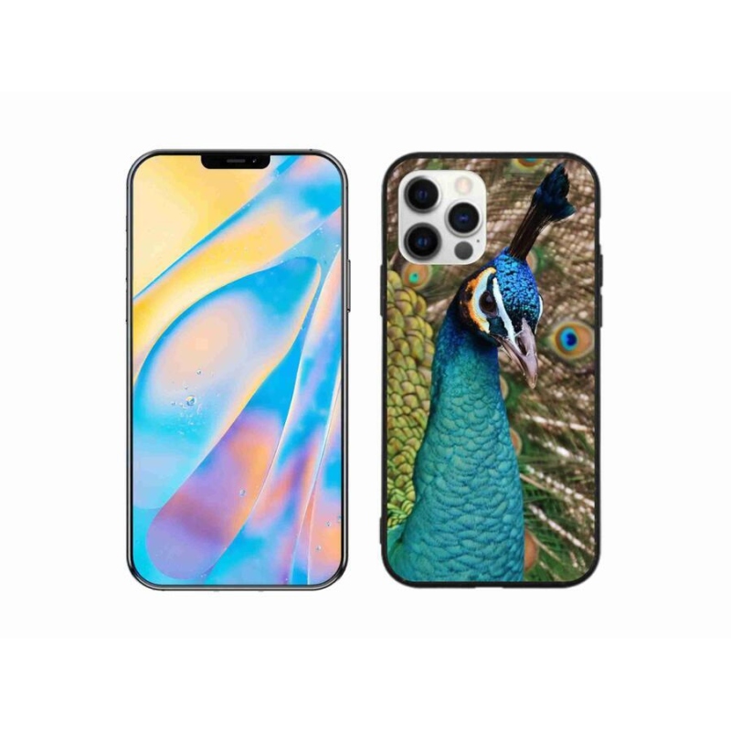 Gélový kryt mmCase na mobil iPhone 12 Pro - páv