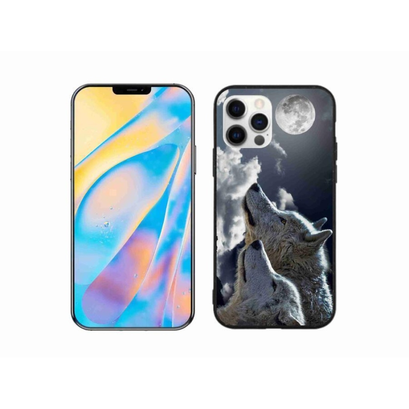 Gélový kryt mmCase na mobil iPhone 12 Pro - vlci