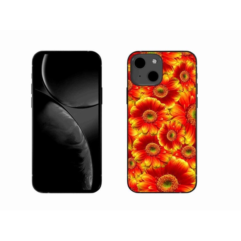 Gélový kryt mmCase na mobil iPhone 13 6.1 - gerbera 1