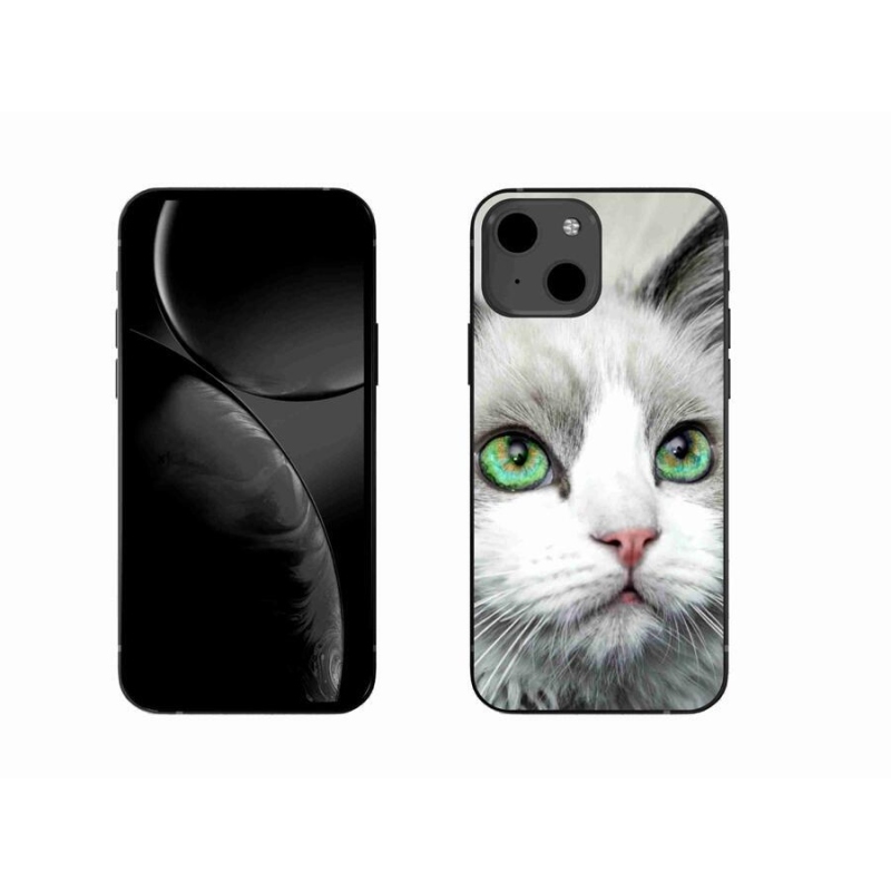 Gélový kryt mmCase na mobil iPhone 13 6.1 - mačací pohľad