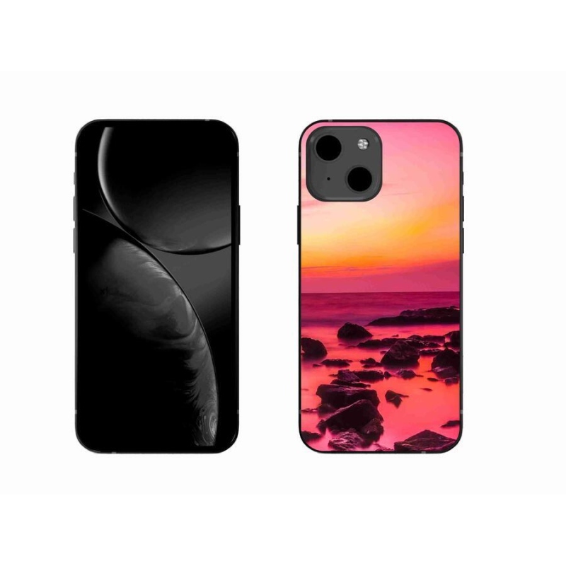 Gélový kryt mmCase na mobil iPhone 13 6.1 - more a žiara