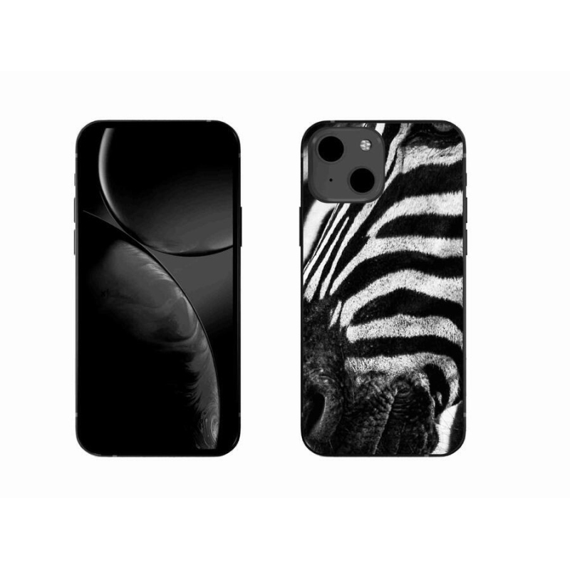 Gélový kryt mmCase na mobil iPhone 13 6.1 - zebra