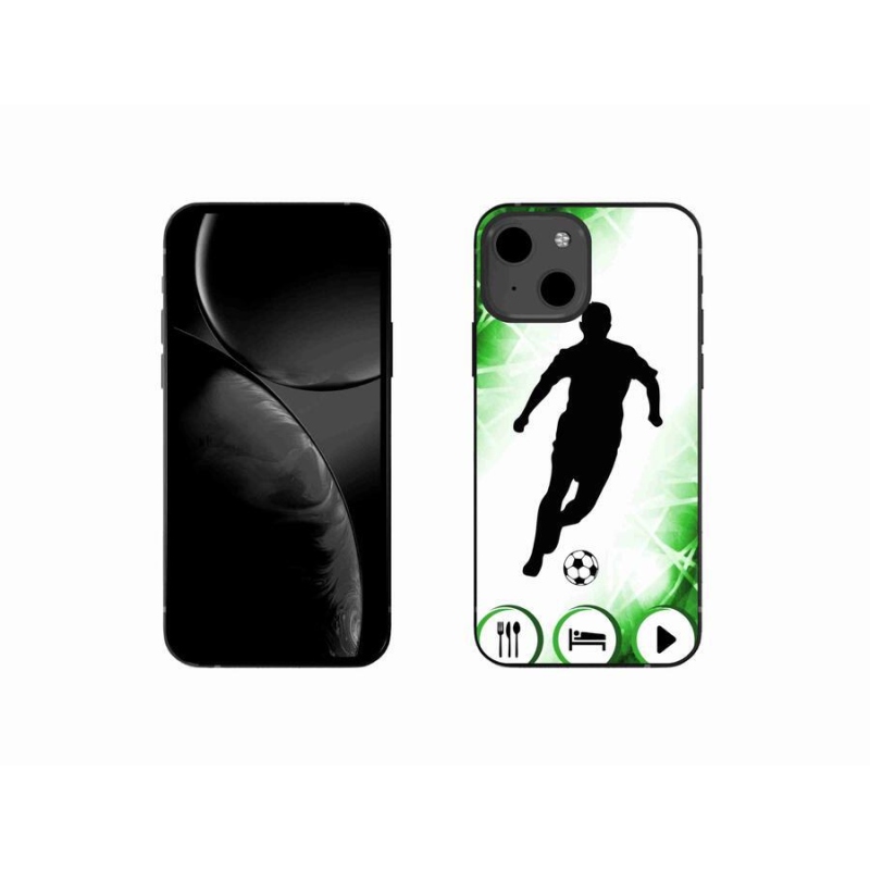 Gélový kryt mmCase na mobil iPhone 13 mini 5.4 - futbalista