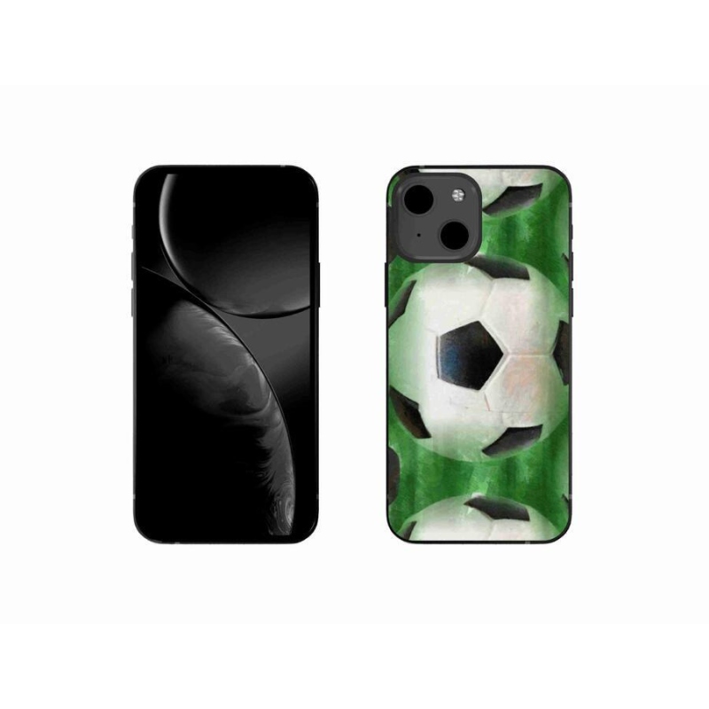 Gélový kryt mmCase na mobil iPhone 13 mini 5.4 - futbalová lopta