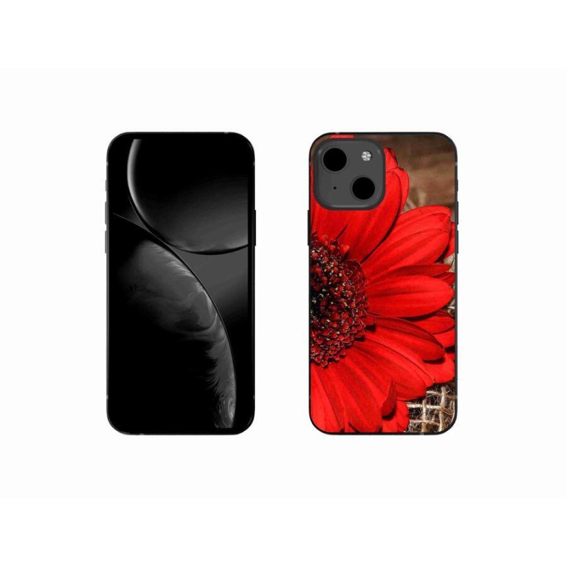 Gélový kryt mmCase na mobil iPhone 13 mini 5.4 - gerbera