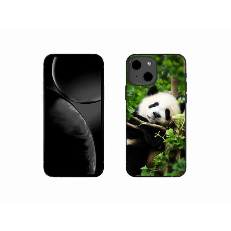 Gélový kryt mmCase na mobil iPhone 13 mini 5.4 - panda