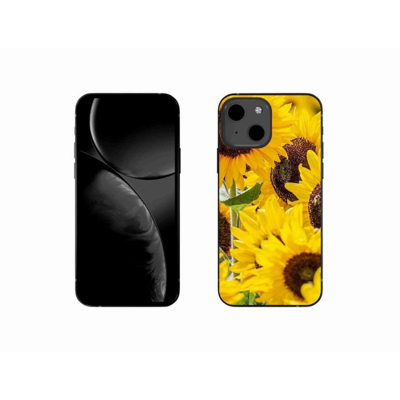 Gélový kryt mmCase na mobil iPhone 13 mini 5.4 - slnečnica