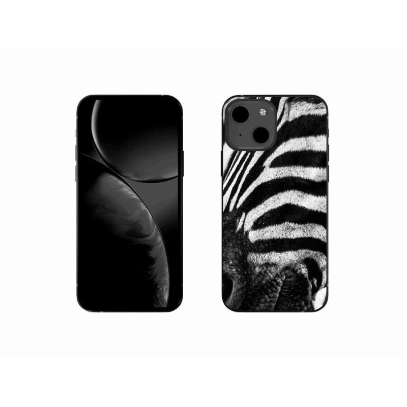 Gélový kryt mmCase na mobil iPhone 13 mini 5.4 - zebra