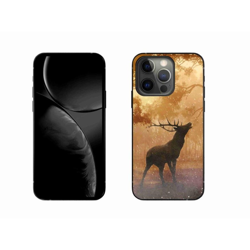 Gélový kryt mmCase na mobil iPhone 13 Pro 6.1 - jeleň v ruji