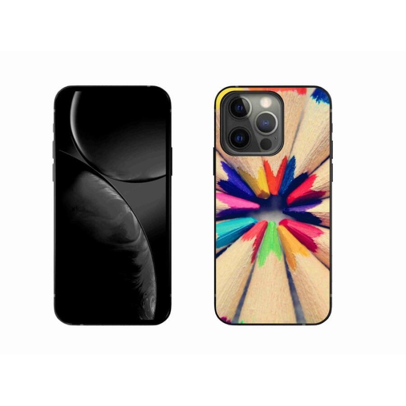 Gélový kryt mmCase na mobil iPhone 13 Pro 6.1 - pastelky