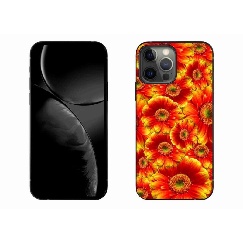 Gélový kryt mmCase na mobil iPhone 13 Pro Max 6.7 - gerbera 1