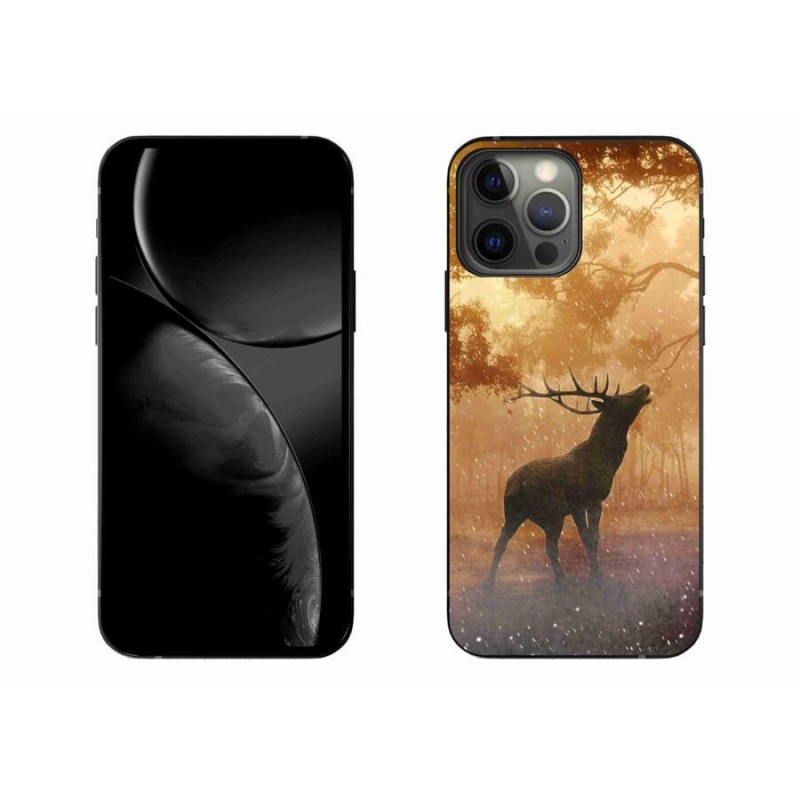 Gélový kryt mmCase na mobil iPhone 13 Pro Max 6.7 - jeleň v ruji