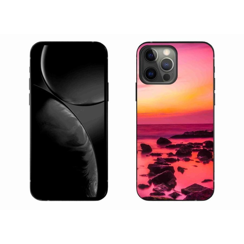 Gélový kryt mmCase na mobil iPhone 13 Pro Max 6.7 - more a žiara