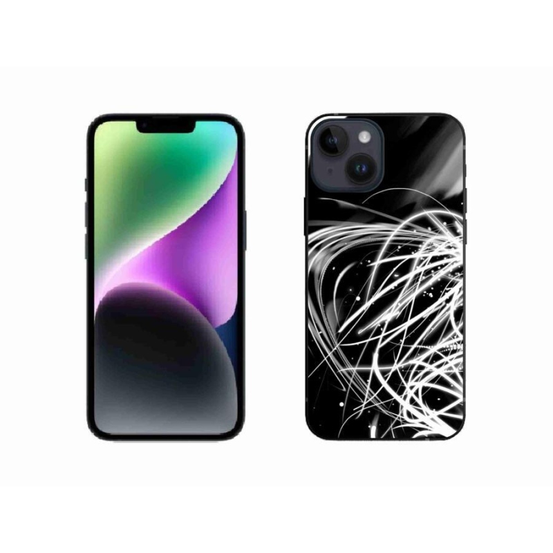 Gélový kryt mmCase na mobil iPhone 14 - abstrakt 2