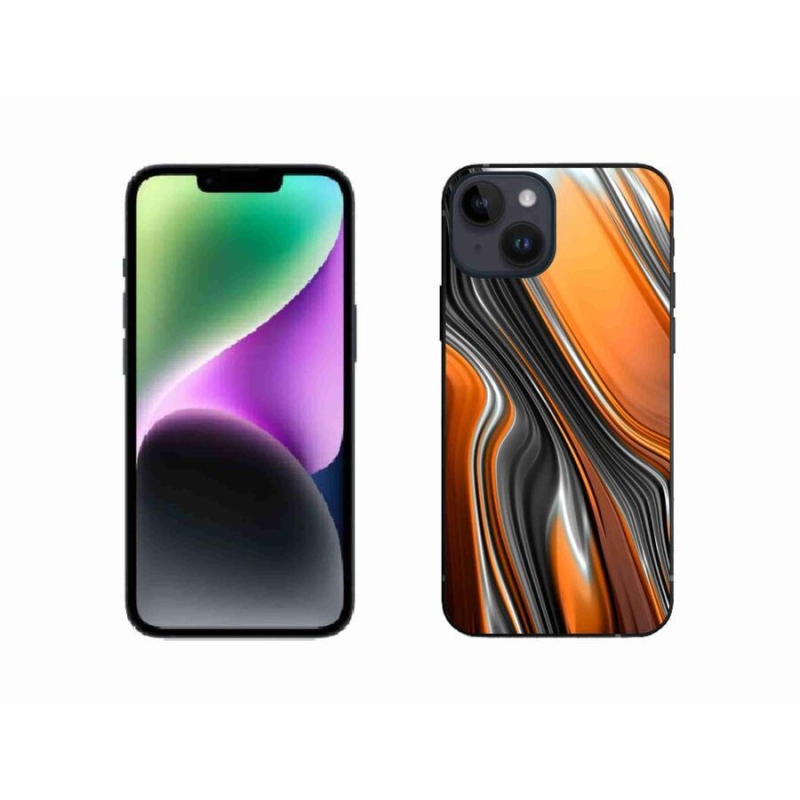 Gélový kryt mmCase na mobil iPhone 14 - abstrakt 3