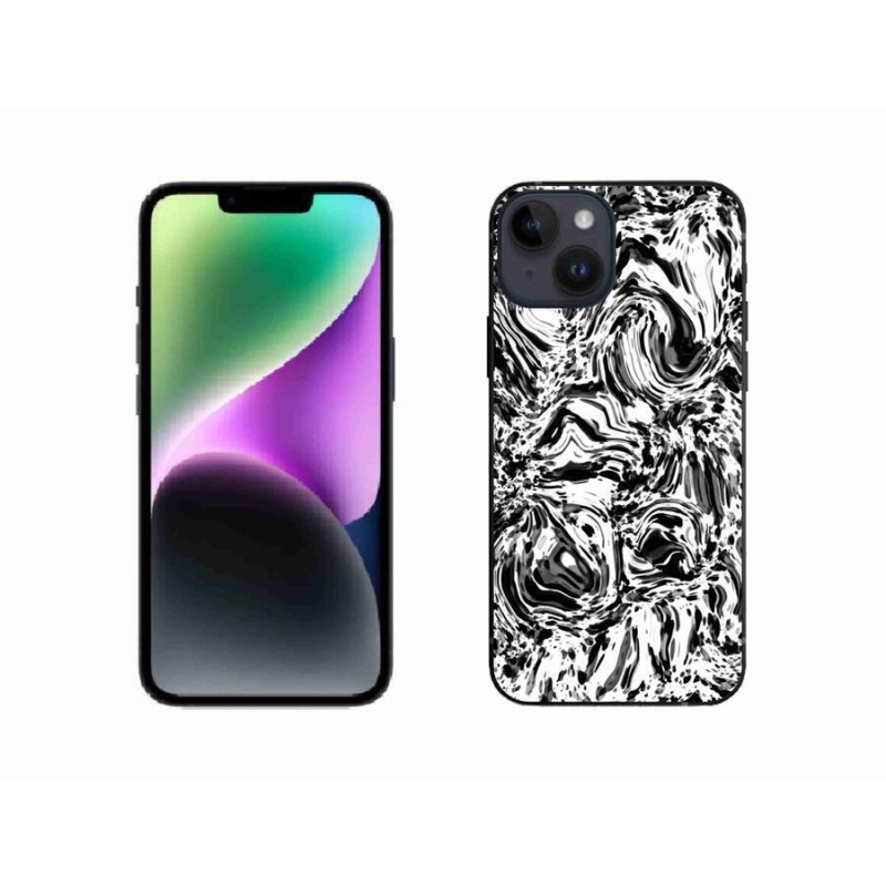 Gélový kryt mmCase na mobil iPhone 14 - abstrakt 4