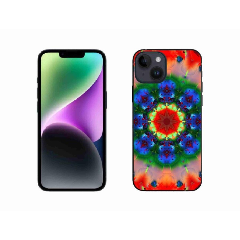 Gélový kryt mmCase na mobil iPhone 14 - abstrakt 5